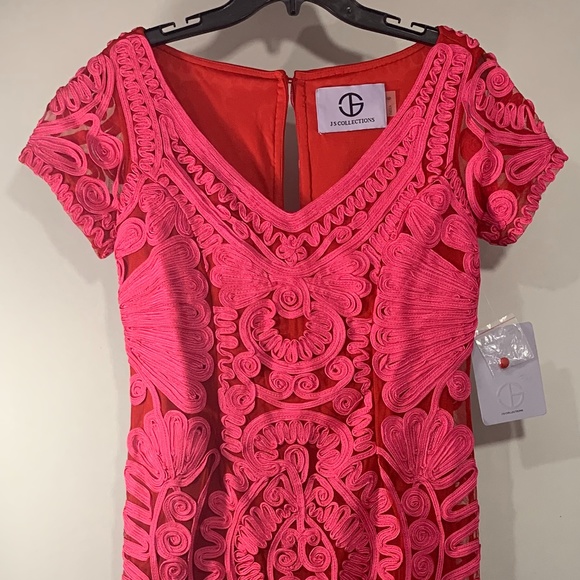 JS Collections SHORT SLEEVE MINI DRESS - Picture 4 of 8